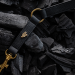 Leather Dog Leash - Charcoal