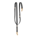 Leather Dog Leash - Charcoal